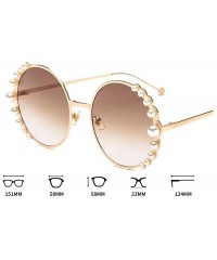 Wayfarer Sunglasses Eyewear for Women Polarized Mirrored UV Protection Oversized Cat Eye Wayfarer - Brown - C318H0E0KUI $17.01
