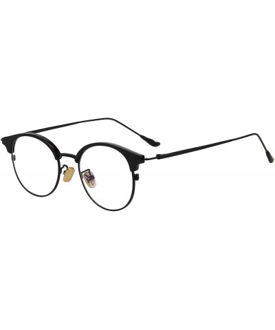Cat Eye Women Retro Cat Eye Optical Frames Clear Lens Glasses S2066 - Black - CR18896KC2L $30.61