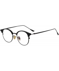 Cat Eye Women Retro Cat Eye Optical Frames Clear Lens Glasses S2066 - Black - CR18896KC2L $19.48