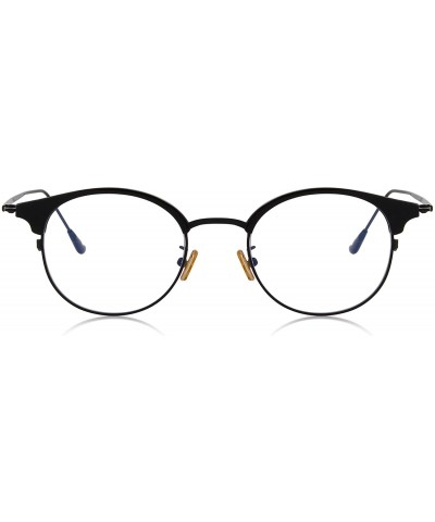 Cat Eye Women Retro Cat Eye Optical Frames Clear Lens Glasses S2066 - Black - CR18896KC2L $19.48