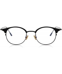 Cat Eye Women Retro Cat Eye Optical Frames Clear Lens Glasses S2066 - Black - CR18896KC2L $19.48