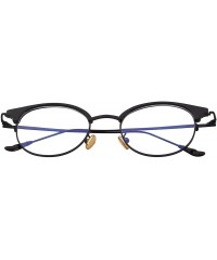 Cat Eye Women Retro Cat Eye Optical Frames Clear Lens Glasses S2066 - Black - CR18896KC2L $19.48