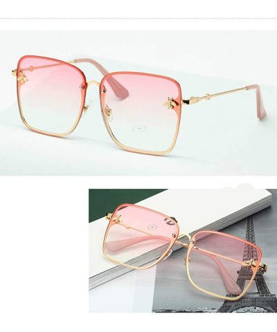 Oversized Fashionable Lady Oversized Frameless Square Sunglasses Women Men Glasses Gradient Sunglasses Women - CL198QLZXE3 $2...