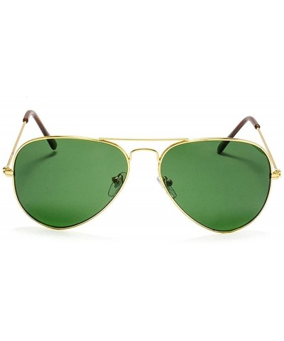 Aviator Boys Green Aviator Stylish Fashion Sunglasses Men Discount Low Price - CL18CK72MGR $23.32