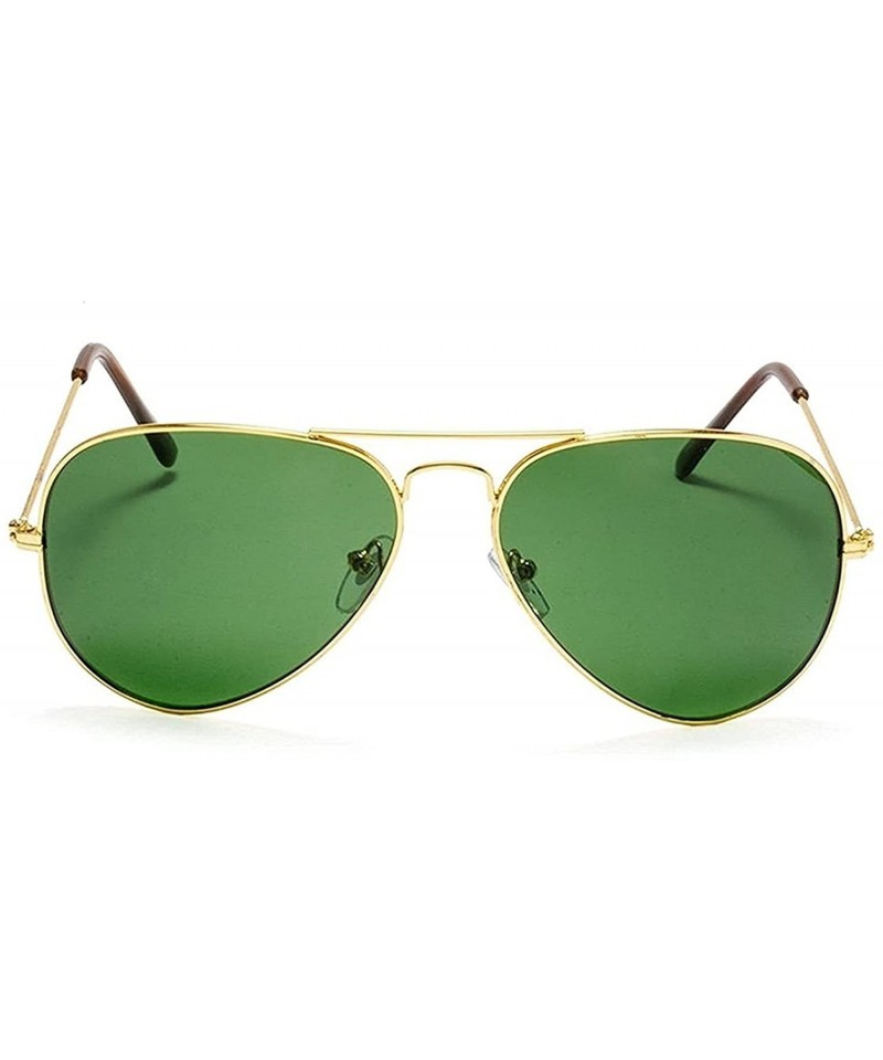 Aviator Boys Green Aviator Stylish Fashion Sunglasses Men Discount Low Price - CL18CK72MGR $10.60