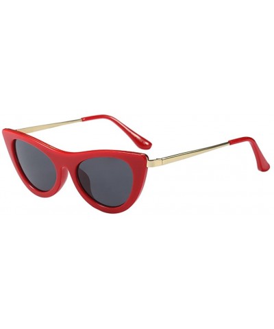 Wayfarer Classic Lenses High Level of Clarity Designer Sunglasses for Women Holiday - Red - CJ18G82AUN3 $20.84