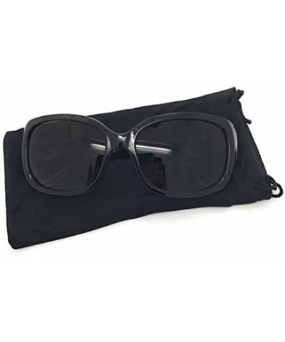 Rectangular Sun Readers Classic Jackie O Bifocal Sunglasses for Women - Black - CA188KO0Z5H $14.25