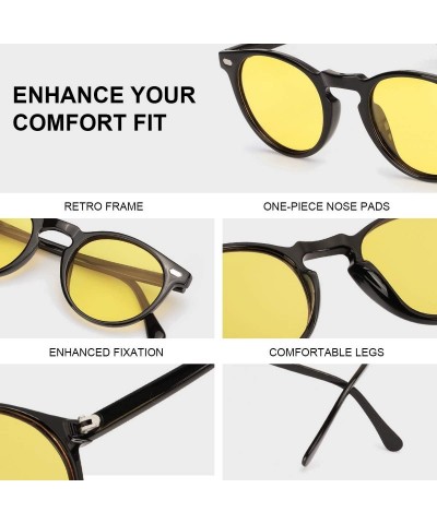 Night-driving Glasses for Men Women - Anti-Glare Polarized Yellow