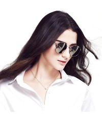 Round Classic Retro Metal Frame Round Circle Mirrored Sunglasses Men Women Glasses 3447 - Silver Glass - CC12EWYMPOF $15.86