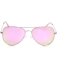 Aviator Mirrored Aviator Sunglasses Polarized Reflective Sunglasses for Women Men J-P-3025 Classic Style 56mm - UV400 - CM18H...