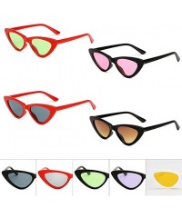 Round sunglasses for women Vintage Round Eyewear Gradient Retro Sun Glasses - 7 - CS18WYRYUWG $26.68