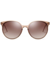 Sport Vintage Oversized Polarized Sunglasses for Women 100% UV400 Protection WS069 - Brown Frame Brown Lens - CD18MDDNZN3 $11.25