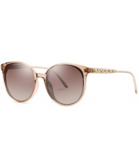 Sport Vintage Oversized Polarized Sunglasses for Women 100% UV400 Protection WS069 - Brown Frame Brown Lens - CD18MDDNZN3 $11.25