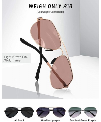 Sport Men Aviator Sunglasses Polarized Women - UV 400 Protection shades - C418A8QUTZ5 $10.41