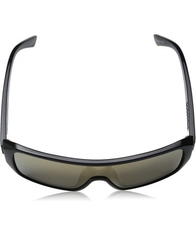 Shield Visual Blast Shield Sunglasses - Gloss Black - Ohm Grey Gold Chrome - CO12D1Y9VVH $32.21