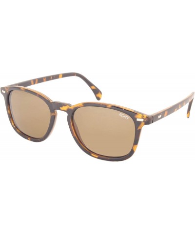 Round Gloss Tortoise Polarized Sunglasses - CB18IUZC4IT $50.47