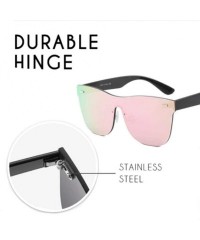 Rimless Infinity Fashion Colored Sunglasses - Orange - CP18WEKMOTD $10.69