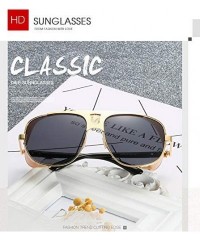 Shield Sunglasses Side Shield Steampunk Vintage Cool UV Protection Windproof Glasses For Women&Men - C2 - CQ18I7ATIQ2 $21.27