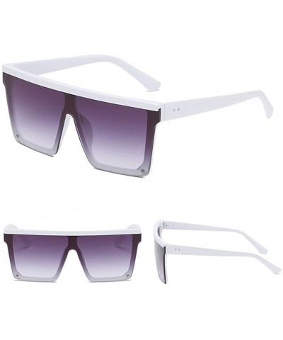 Square Fashion Man Women Irregular Shape Sunglasses Glasses Vintage Retro Style - G - CE190OMQE9M $9.06