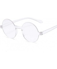 Round Round Frame Sunglasses Women Retro Black Yellow Sun Glasses Female Outdoor Driving - Black Gray - CX198XZZOCC $18.14