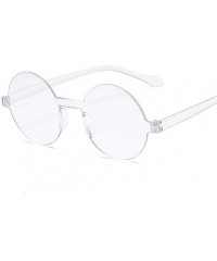 Round Round Frame Sunglasses Women Retro Black Yellow Sun Glasses Female Outdoor Driving - Black Gray - CX198XZZOCC $18.14