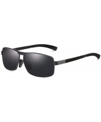 Aviator Polarizing sunglasses Classic square full frame sunglasses Driving Sunglasses - A - C018QCC782T $58.16