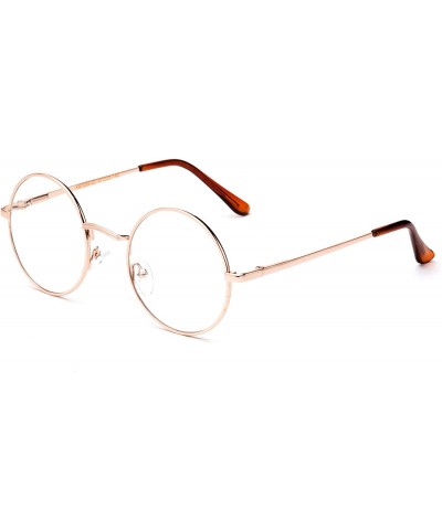 Round Round Retro John Lennon Sunglasses & Clear Lens Glasses Vintage Round Sunglasses - CO18KO9KCNI $14.20