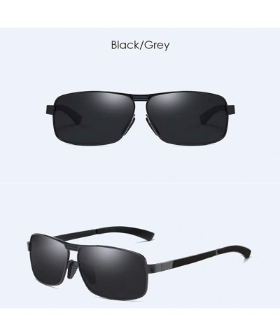 Aviator Polarizing sunglasses Classic square full frame sunglasses Driving Sunglasses - A - C018QCC782T $29.08