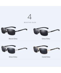 Aviator Polarizing sunglasses Classic square full frame sunglasses Driving Sunglasses - A - C018QCC782T $29.08