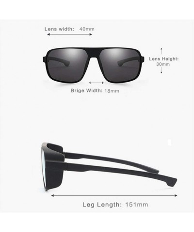 Goggle Men Women Polarized Coating Sunglasses Men Goggles Night Vision Driving Sun Glasses UV400 - Brown Brown - CH199OQE59D ...