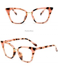Rimless New Fashion Vintage Cat Eye Sunglasses Retro Large Frame Eyewear Ladies Man - J - CJ18SMGE9MW $8.34