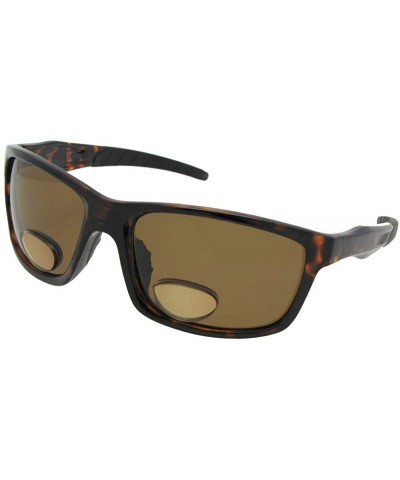 Wrap Polarized Bifocal Sunglasses for Fishing P15 - Tortoise Frame-polarized Brown Lenses - CV180CCUH6I $30.78