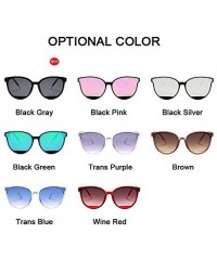 Oval Classic Ladies Sunglasses Plastic Fashion - C6198KQOHM5 $13.79