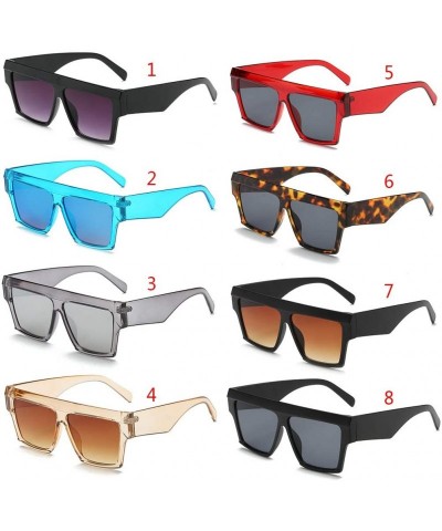 Square Square Sunglasses Shades Mirror Eyewear Retro Style Big Frame Sun Glasses Oversize Man Women UV400 - 1 - CM18X656KUN $...