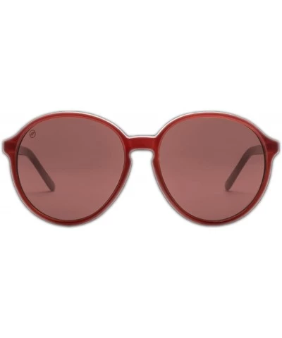 Oversized Eyewear Women's Riot - Smokey Crimson/Melanin Rose - CD121QCX7HP $76.66