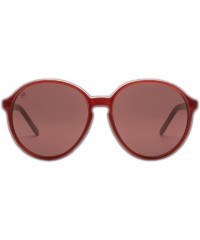 Oversized Eyewear Women's Riot - Smokey Crimson/Melanin Rose - CD121QCX7HP $51.11