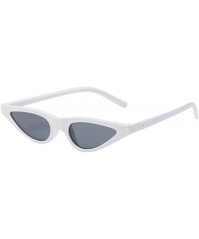Rimless Sunglasses for Men Women Oval Sunglasses Vintage Sunglasses Photo Props Eyewear Sunglasses Party Favors - A - CS18QOA...
