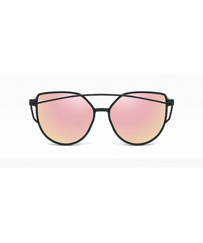 Goggle Fashion UV 400 Protection Glasses Travel Goggles Outdoor PC Frame Sunglasses - Black Pink - CE18Q9ZUQ4I $8.41