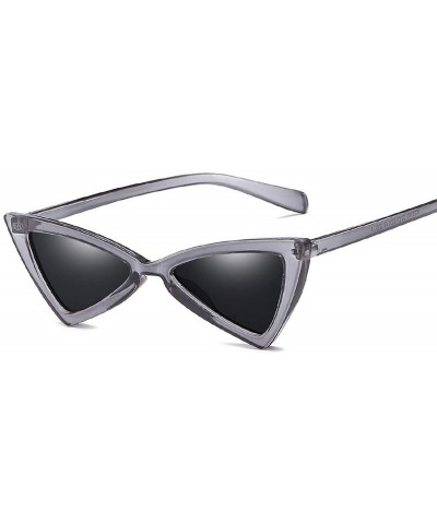 Oversized Small Triangle Cat Eye Sunglasses Women Fashion Vintage Eyeglasses Fe2018 Stylish Sun Glasses UV400 Goggles - CP199...