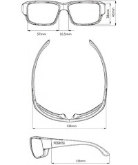 Sport Polarized Wrap around Sunglasses - Unbreakable frame - C112O6SN0YL $44.29