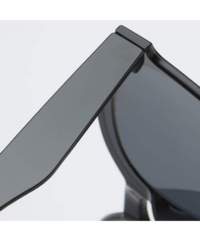 Rimless Fashion Polarized Sunglasses Oversized Sunglasses for Women Men Fashion Sunglasses Shades Jelly Sunglasses Retro - CQ...