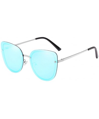 Sport Outdoor Mens Womens Cats Style Eyeglasses UV Protection for Driving Holiday - Blue - CW18DM3IZWQ $29.45