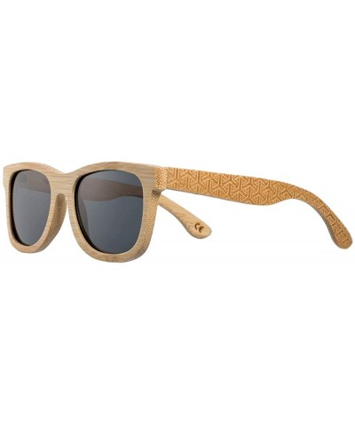 Wayfarer Bamboo Wood Sunglasses for Men and Women Polarized Wooden - N5 - CI18TDMS8WO $26.66