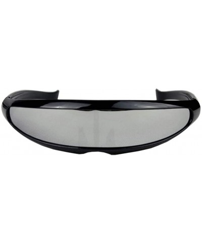 Semi-rimless Women Men Outdoor Fishtail Uni-lens Sunglasses - Riding Cycling Glasses Eyewear - B - CB1908NRH2N $11.20