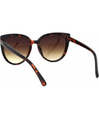 Butterfly Chic Trendy Fashion Sunglasses Womens Butterfly Glitter Frame UV 400 - Tortoise Gold (Brown) - CQ18Z8SG9CX $11.26