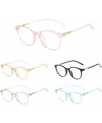 Square College Stylish Non Prescription Eyeglasses Students - Yellow - CL196ICNTL8 $7.43