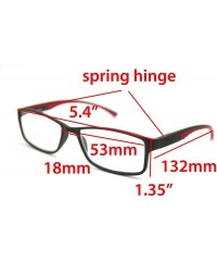 Semi-rimless Full-Rimless Flexie Reading double injection color Glasses NEW FULL-RIM - CE1803RHL3N $21.30