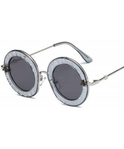 Aviator Little Bee Round Glasses Vintage Men Women Sunglasses Oculos De Sol Retro NO.1 - No.5 - CH18YZUTCZC $17.84