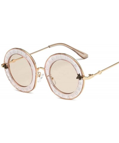Aviator Little Bee Round Glasses Vintage Men Women Sunglasses Oculos De Sol Retro NO.1 - No.5 - CH18YZUTCZC $11.49