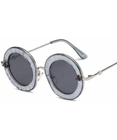 Aviator Little Bee Round Glasses Vintage Men Women Sunglasses Oculos De Sol Retro NO.1 - No.5 - CH18YZUTCZC $11.49